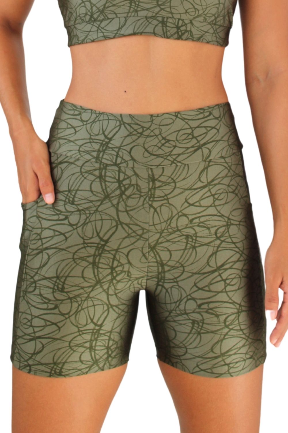 Shorts Bolso Fitness Cós Bumbum V ShapeShine