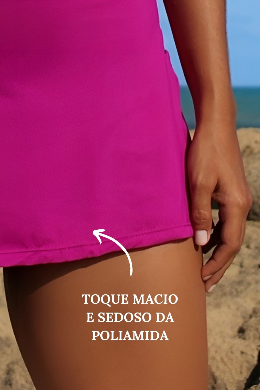 Shorts-Saia Fitness Liso Beach Tennis