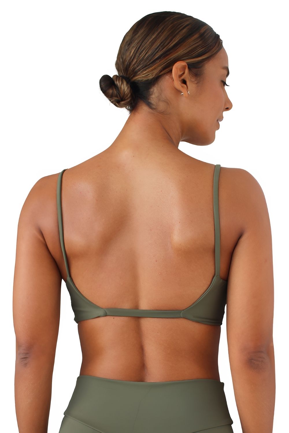 Top Fitness Alça Fina Franzido Fio Neofit