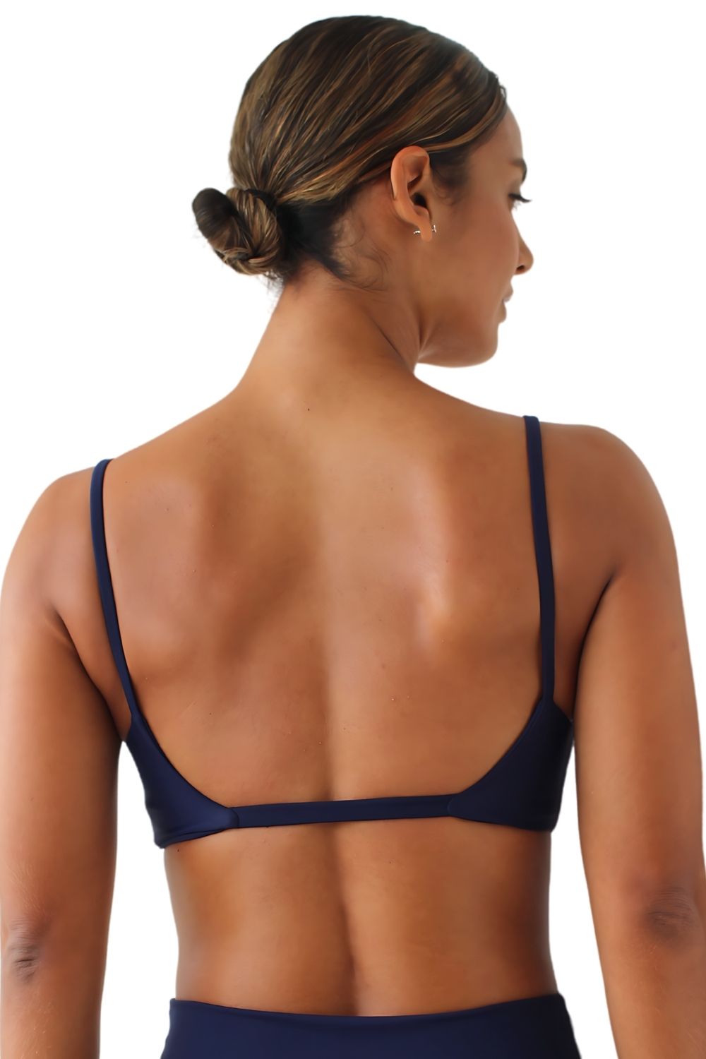 Top Fitness Alça Fina Franzido Fio Neofit
