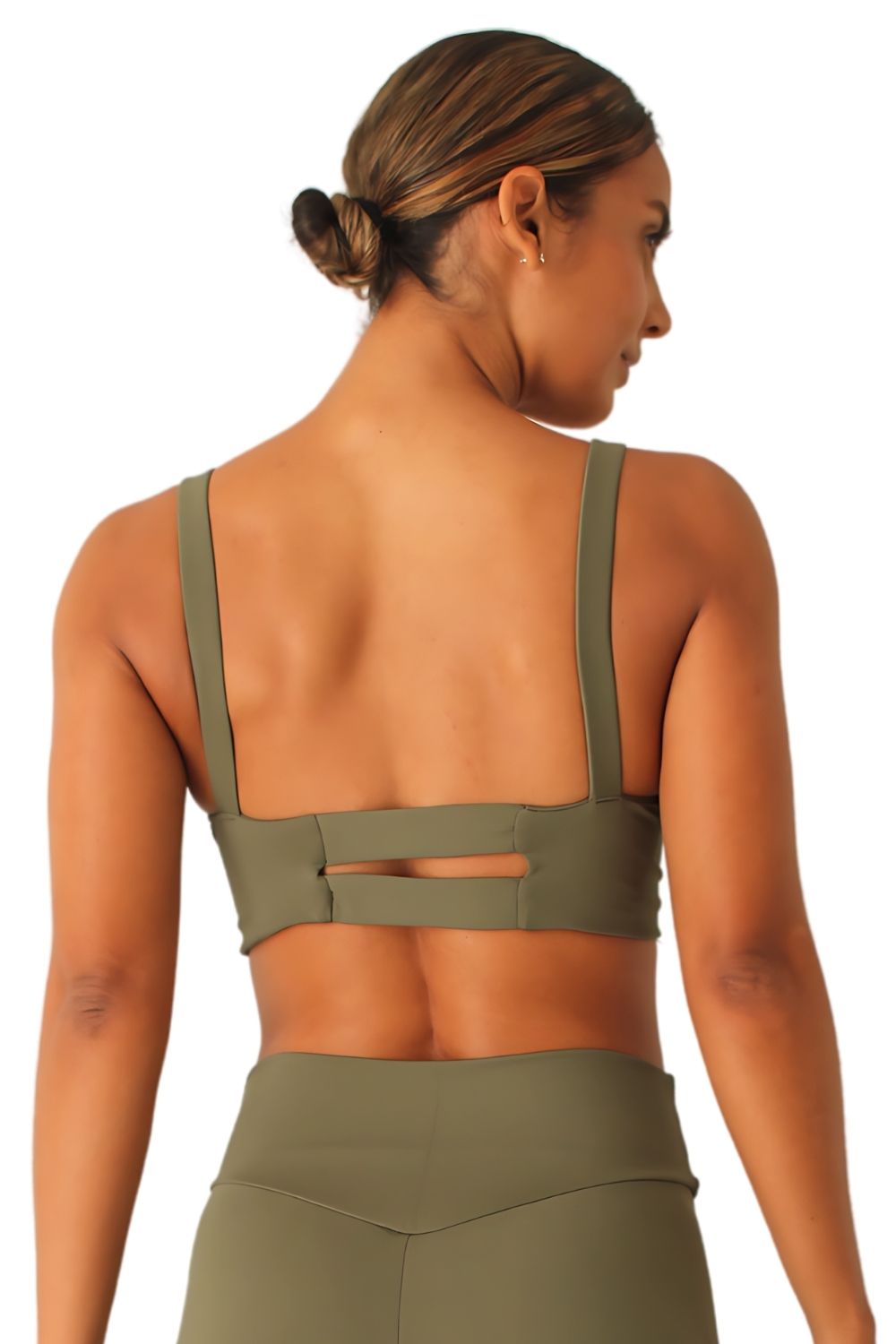 Top Fitness Alça Grossa Pala Elástica Liso