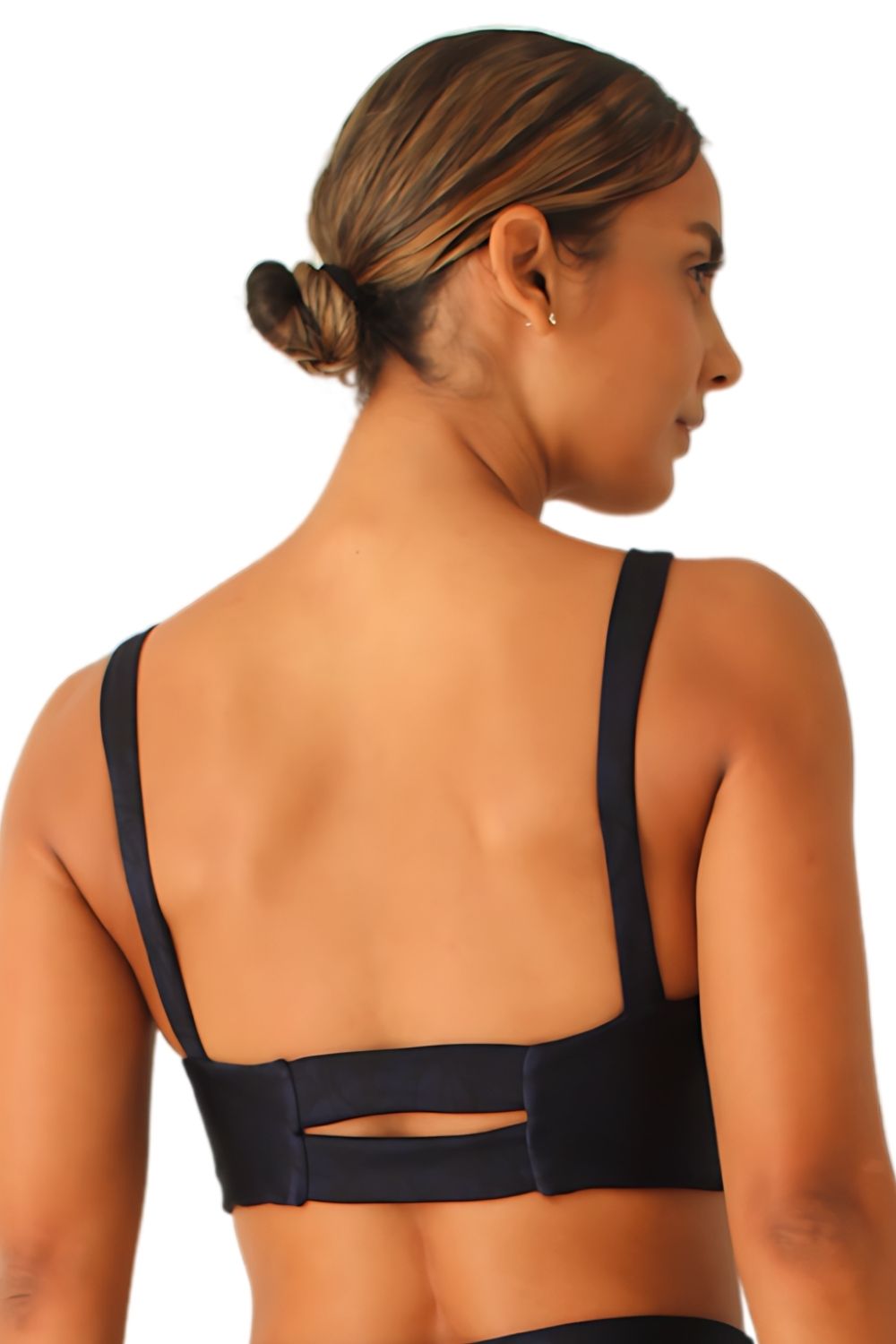 Top Fitness Alça Grossa Pala Elástica Estampado