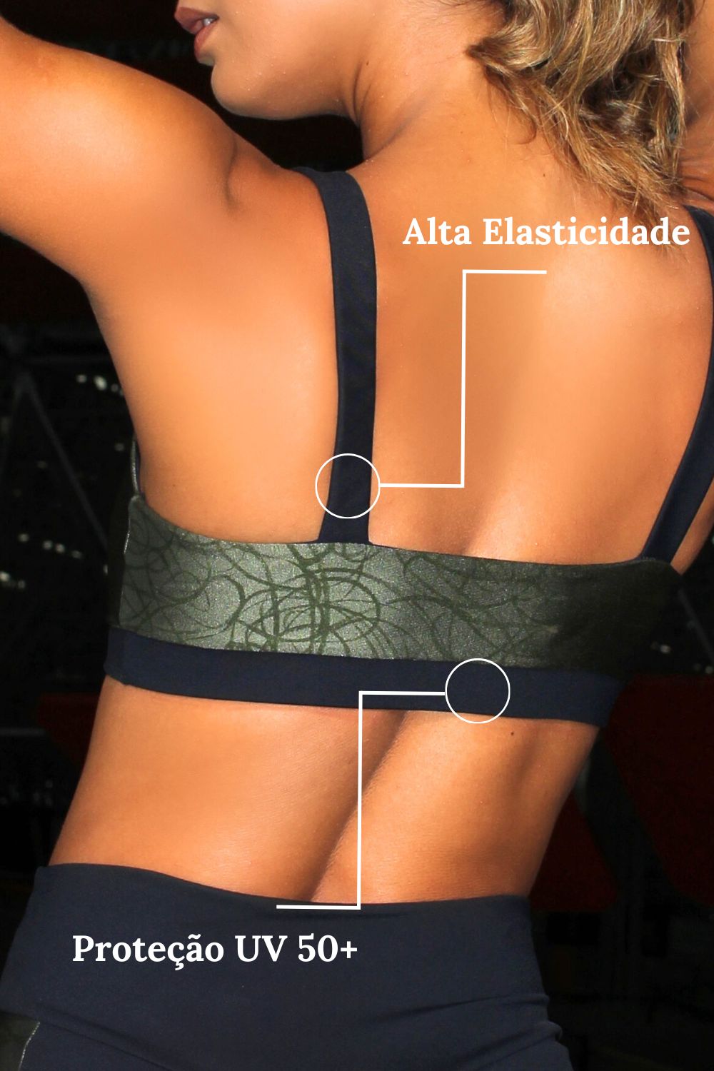 Top Fitness Alça Grossa