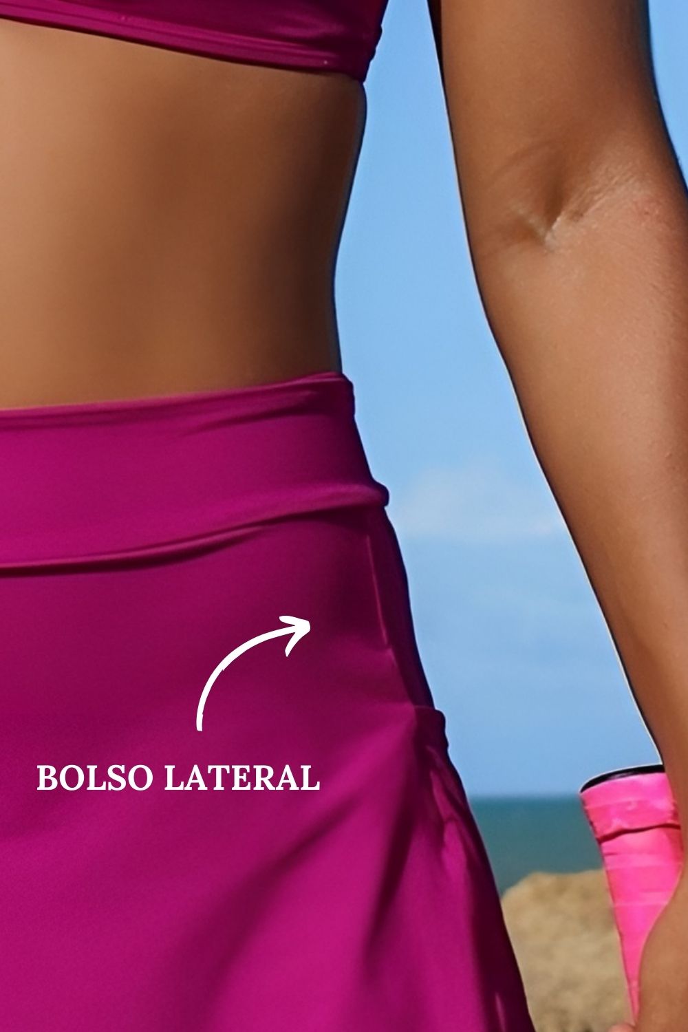 Shorts-Saia Fitness Liso Beach Tennis